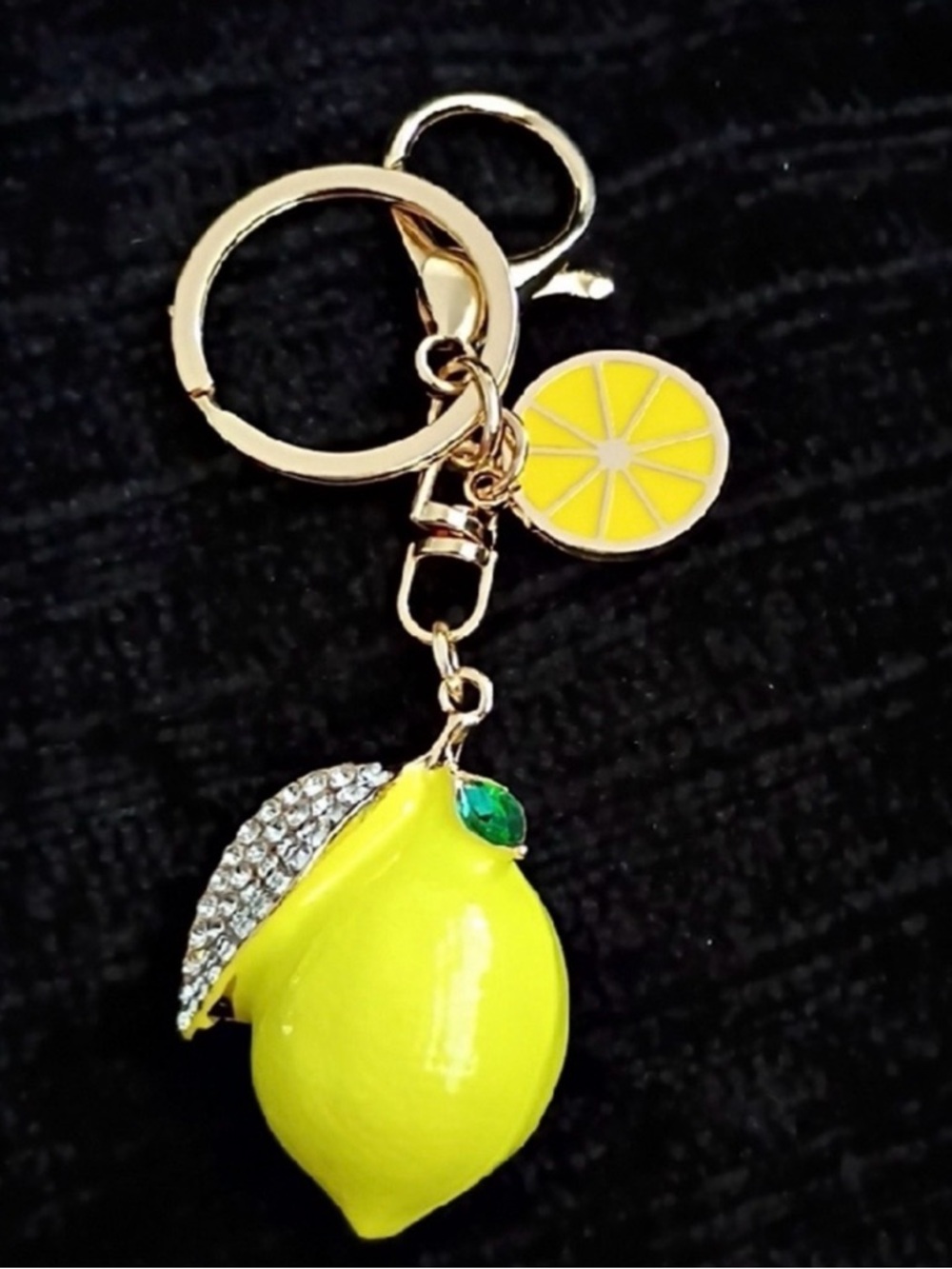 Lemon Bag Charm/Keychain